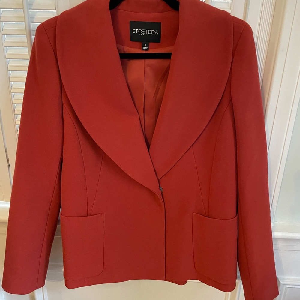 Beautiful burnt orange blazer